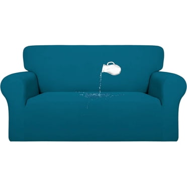 100% Dual Waterproof Couch Cover Slipcovers for Couches and Sofas - Stretch Non Slip Fleece Sofa Covers Washable, Leakproof Furniture Protector for Kids, Pets, Dog (Sofa, Light Gray)