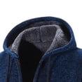 thumbnail image 2 of Qertyioot Veste à Capuche Décontractée pour Hommes Couleur Unie, 2 of 9