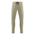 thumbnail image 4 of WRKEKC Casual Pants for Men Casual Trendy Solid Color Multiple Pockets Drawstring Elastic Waist Relaxed Fit Versatile Stylish Comfortable Long Pants Men's Daily and Weekend Leisure, 4 of 9