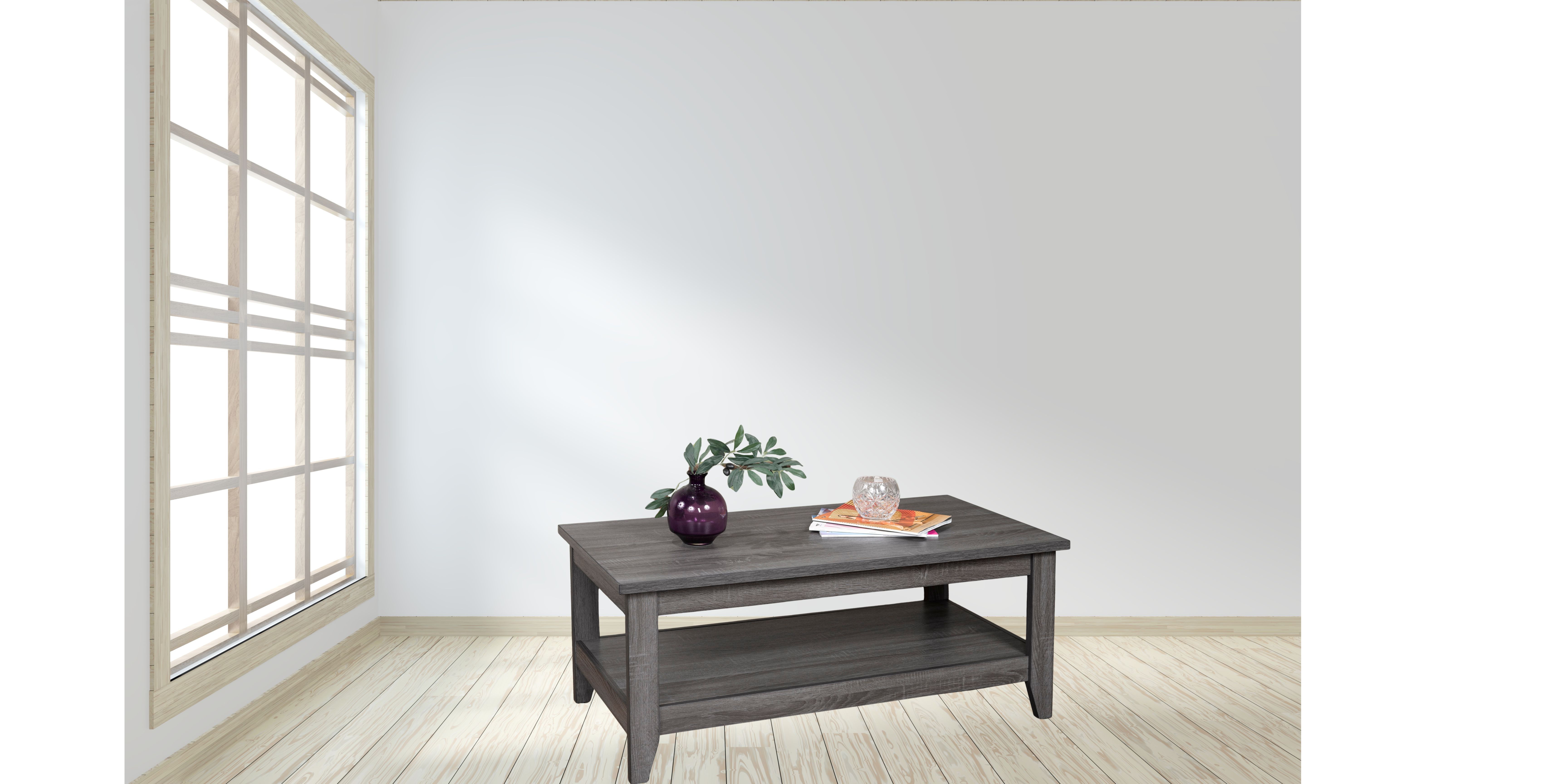K-Living Agatha MDF Coffee Table for Living Room in Tallisa Oak Finish