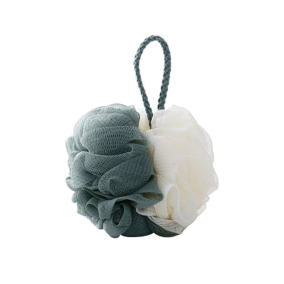 Fwttom Luffa de Douche pour Femmes - Maillage de Pouf Coloré Exfoliant pour le Corps avec Mousse Luxueuse, Éponges de Bain Extra Douces et Douces pour la Douche, le Nettoyage Quotidien et la Détente au Spa