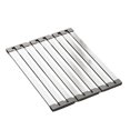 thumbnail image 4 of Lipstore Dish Drying Rack Nonslip over The Sink Stainless Steel Foldable Dish Drainer 38cmx32.5cm, 4 of 8