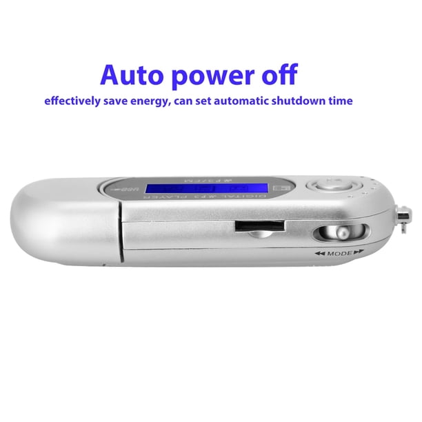 USB MP3 Digital Music Player, Portable Music Player, With LCD