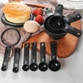 thumbnail image 4 of Oleegame 1PC 10PCS Measuring Spoons And Cups Sets Complete Set Of Quantitative Seasoning Tools Measuring Spoon Set For Cooking And Baking Black, 4 of 4