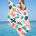 thumbnail image 1 of TopLLC Beach Towel Microfiber Beach Towel Super Lightweight Colorful Bath Towel Sandproof Beach Blanket Multi-Purpose Towel For Travel Swimming Pool 30x60 Inch, 1 of 3