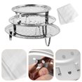 thumbnail image 3 of 1 Ensemble de Support de Cuiseur Vapeur pour Assiettes, Plat Vapeur, Assiette pour Aliments, Support de Cuiseur, 3 of 9