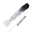 thumbnail image 3 of My Order Naittoop 24 Inch Braiding Hair Extensions High Temperature Synthetic Fibre, Pre Stretched Braiding Hair for Women, 3 of 3