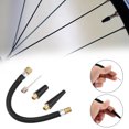 thumbnail image 2 of Unique Bargains Portable Air Pump with Inflation Needle Tapered Nozzle Extension Hose for Bicycle Wheel Tire Inflator 1 Set, 2 of 7