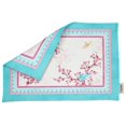 thumbnail image 5 of Vargottam Napperons - Napperon pour Table à Manger, Ensemble de 4 - Serviette en Coton Imprimée et Réversible - Napperons d'Intérieur pour Table de Salle à Manger à la Maison et dans la Cuisine - Oiseaux et Floral (Rose et Bleu), 5 of 5