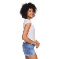 thumbnail image 4 of No Boundaries Women's Rib Henley Tee, 4 of 6