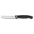 thumbnail image 1 of Victorinox Swiss Classic Foldable Utility Knife 4.3 Inch Straight Edge Round Tip - Black, 1 of 1