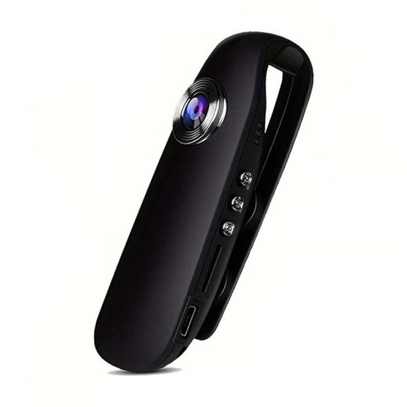 1080P Full HD Compact Mini Security Camera with Audio Recording Portable Bike Clip and 32G Storage Card Remote Control for Cycling and Sports Activity Recording