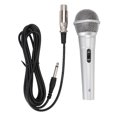 thumbnail image 2 of Microphone, Cardioïde Dynamique 6.5mm Micro Karaoké Filaire Métal ABS pour Haut-Parleurs, 2 of 7