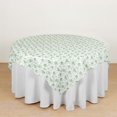 thumbnail image 3 of LNGOOR Nappe Ronde 108” en Polyester pour Mariage Fête Banquet Restaurant - Blanc, 3 of 6