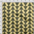 thumbnail image 3 of oneOone Cotton Silk Fabric Stripe|Diamond & Triangle Geometric Print Fabric BTY 42 Inch Wide, 3 of 4