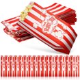 thumbnail image 1 of Sacs en Papier pour Concession Sacs pour Maïs Soufflé Papier Rouge 100 Pcs, 1 of 6