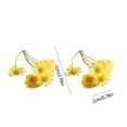 thumbnail image 3 of LSLJS 10 Mini Artificial Daisies Small Marguerite Flowers Fake Spring Flowers Decorative Imitation Flowers with Stems Home Decoration Variety, Plastic Simulated Daisy, 3 of 6
