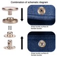 thumbnail image 1 of Kit de 100 Boutons-Pression avec Outils de Fixation pour Vêtements, 1 of 4