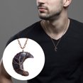 thumbnail image 4 of XZNGL Moon Safety Long Life Lock Necklace Fashionable silver Necklace, 4 of 9