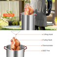 thumbnail image 4 of Bingirl 30 QT Turkey Fryer Set 50000 BTU Aluminum Deep Fryer, 4 of 6
