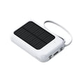 thumbnail image 2 of Ycandiee Power Bank, Solar Portable Charger, 20000mAh Power Bank Large Capacity Built in 3 Output and 1 Input Cables, Fast Charger Compatible with All Smart Phones and Devices, 2 of 6