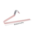 thumbnail image 3 of Lot de 5 - Cintre pour Pantalons en Forme de Z - Support à Vêtements en Fer Robuste pour Garde-Robes, Organisateur de Rangement Gain de Place pour Pièces Simples, Rose, JKODE, 3 of 9