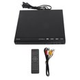 thumbnail image 2 of Mini HD DVD Player, CD Player with Built in PAL NTSC USB 2.0 Interface & Remote Control, Small DVD Player for TV, Compatible with DVD, CD DA, MP3, CD R, CD RW, 2 of 7