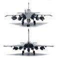 thumbnail image 2 of TAPDRA Diecast Alloy Rafale C Fighter Jet Model 1:100 Scale for Display on Shelf & Showcase, 2 of 2