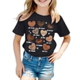 thumbnail image 1 of Camisole pour Femmes avec Soutien-Gorge Intégré Légère à Manches Longues Filles Enfants Décontractée Mode Imprimé Col Rond T-Shirt à Manches Courtes, 1 of 4