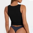 thumbnail image 3 of UPPADA Womens Shapewear Tank Top with Built In Bra Seamless Body Shaper Slimming Compression Camisole Tank Tops Seamless Cami Tank Top Stretch Comfy Soft Base Tees Black,S, 3 of 6