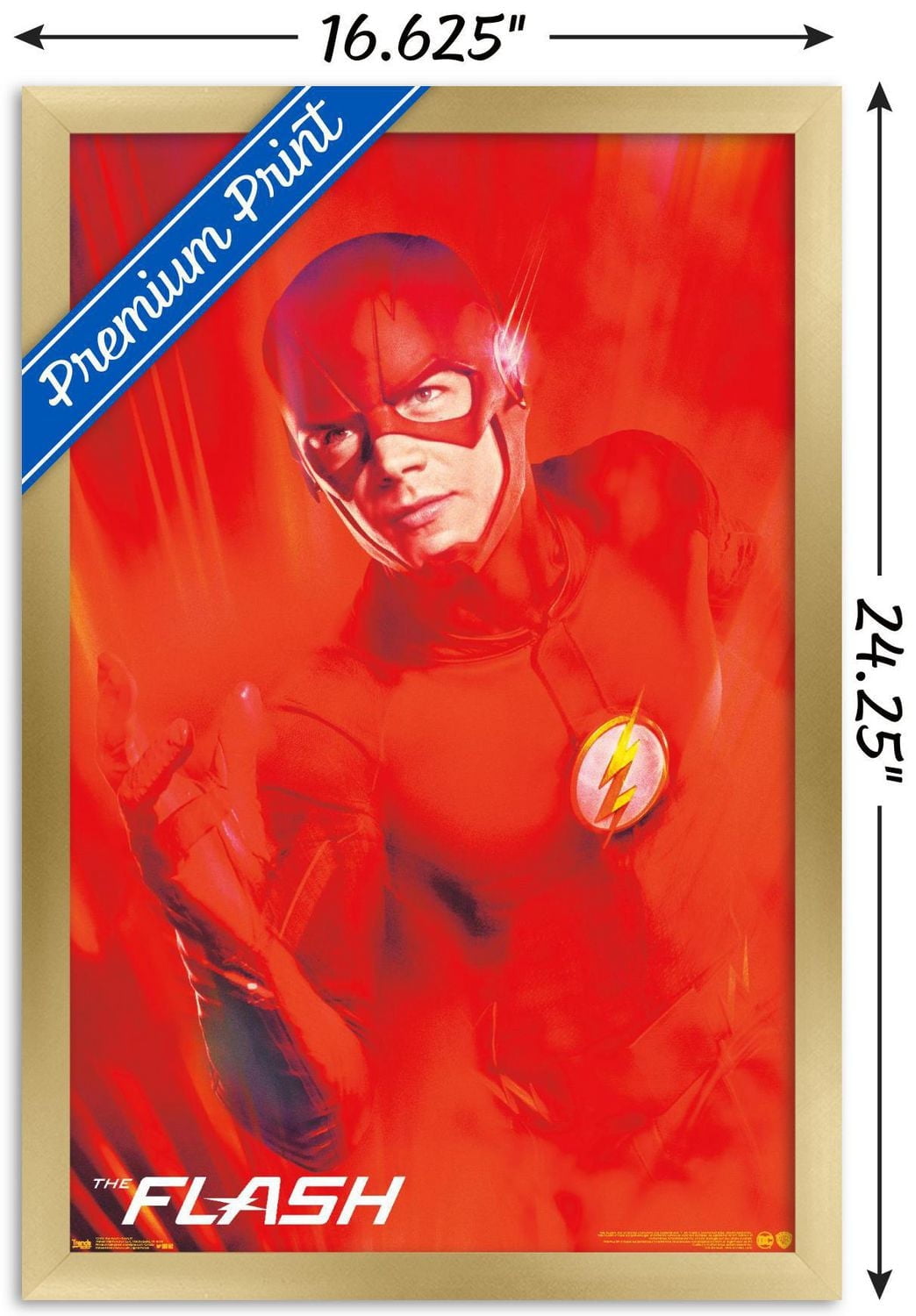 DC Comics TV - The Flash - Key Art Wall Poster, 22.375" x 34"