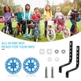 thumbnail image 1 of Kids Training Wheels for 20 Inch Bike Flash Bike Training Wheels Bicycle Training Wheels with Stabilizers Mounted Kit, 1 of 7