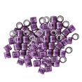 thumbnail image 1 of 100pcs Identify Dove Rings Aluminium Plasitc Leg ABS Race Pigeons Rings Pigeons Bands, 1 of 7