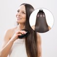 thumbnail image 3 of fastboy 6x Black Relaxing Scalp Massage Brush For Different Hair Types Safe For Sensitive Scalps Hair Comb 1Set, 3 of 6