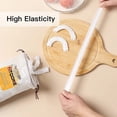 thumbnail image 2 of Large Plastic Bowl Covers ,Food Pack of Disposable Bowl Covers Elastic Food Covers Stretch, Transparent Plastic Covers for Bowls, Elastic Food Cover Plastic, Elastic Bowl Covers, 2 of 5