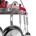 thumbnail image 2 of Range Kleen CW6003 Red Enameled Double Shelf Wall Mount Pot Rack, 2 of 6