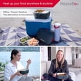 thumbnail image 2 of HeatsBox Go Portable Electric Lunch Box - Leakproof, Battery Powered, Self Heating, App Control, Reusable Inner Dish; Ideal for School, Work, Gym, Car, Outdoors, 2 of 11