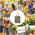 thumbnail image 4 of Cute Boho Flower Waist Bag – Daisy Print Fanny Pack with Yellow & White Bloom Vibe, Retro Spring & Summer Style, 4 of 6