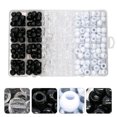thumbnail image 3 of 240pcs Transparent Hair Beads Dreadlocks Beads Hair Clasps Hair Accessories, 3 of 8