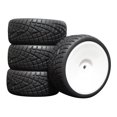 thumbnail image 1 of segolike Lot de 4 Pneus de Roue 65 mm Pièces de Rechange Pièce de Remplacement pour Accessoires HPI 8001, 1 of 5