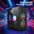 thumbnail image 4 of STGAubron Gaming PC Computer Desktop, Radeon RX 560 4G, Intel Core i7 8th up to 4.1GHz, 16G DDR4, 512GB SSD, WiFi 6, BT 5.2, RGB Fan x2, Windows 11 Home, 4 of 5