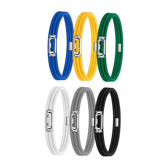 Luzkey Large Trash Can Rubber Bands Garbage Can Elastic Bands for Home Office 140cm 6pcs