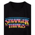 thumbnail image 3 of Stranger Things Mens Black Short Sleeved T-Shirt, 3 of 7