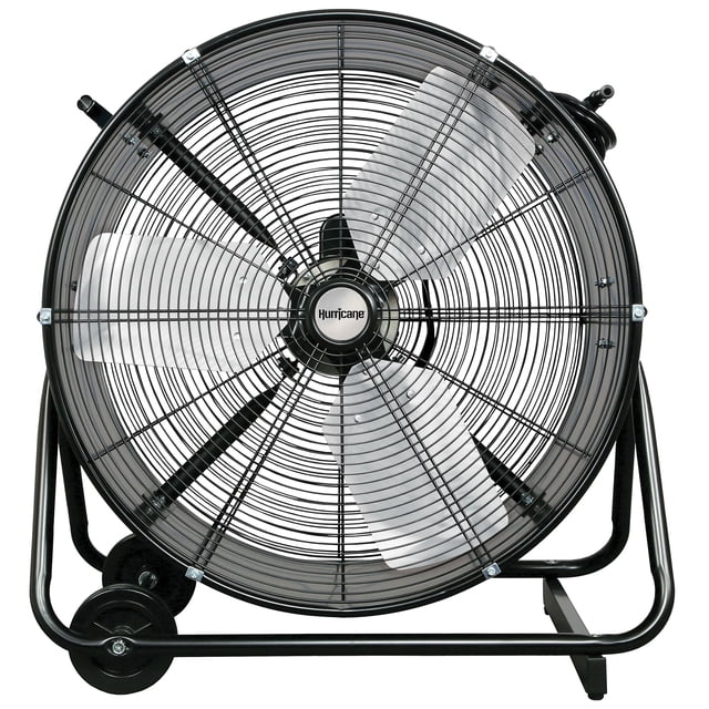 Hurricane Pro Ventilateur à Tambour à Inclinaison Réglable Robuste de 24”