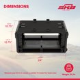 thumbnail image 3 of SKB Studio Flyer Rack Case 4U - Solution Mobile de Studio Durable Moulée par Injection, Noir, 3 of 12
