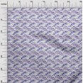 thumbnail image 3 of oneOone Rayon Purple Fabric Leaves Sewing Craft Projects Fabric Prints By Yard 56 Inch Wide, 3 of 5