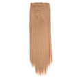 thumbnail image 3 of RKSTN Wigs Human Hair Fashion Hair Long Clip In Hair Extensions Full Straight Wig Glueless Wigs, 3 of 4