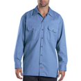 thumbnail image 4 of Dickies Mens Long-Sleeve Work Shirt, S, Gulf Blue, 4 of 6