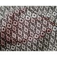 thumbnail image 4 of oneOone Silk Tabby Fabric Ogee Ikat Print Fabric BTY 42 Inch Wide, 4 of 4