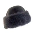 thumbnail image 3 of Esquirla Cossack Hat Russian Hat Beanie Winter Faux Hat for Snow Snowboard Riding Dark Gray, 3 of 8